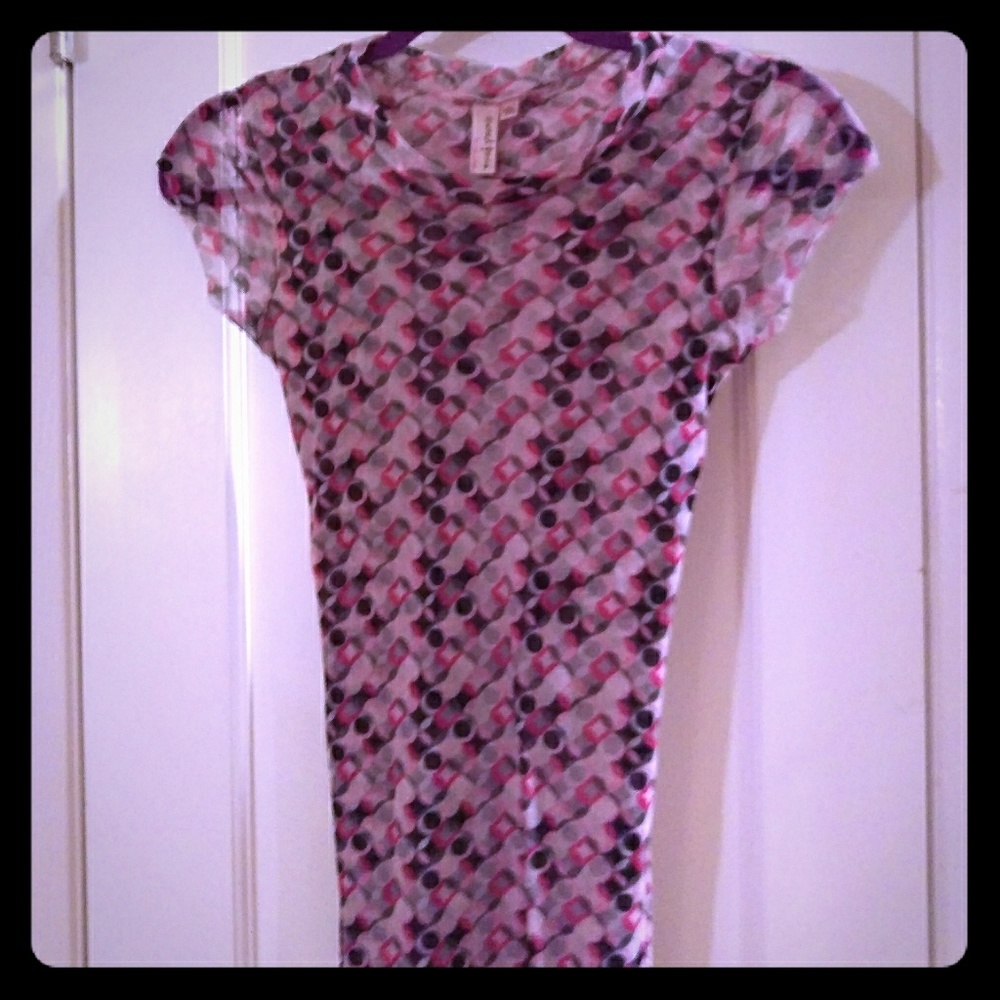 Sweet Pea pink and black top